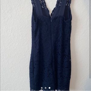 Navy blue dress
